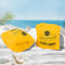 Manguitos Niños 1-14 años,Manguitos con 2 Cámaras de Aire Independientes, Ideal para Fiestas en la Piscina,Peso Recomendado 10-40 Kg,Juguetes acuáticos para niños(Amarillo)