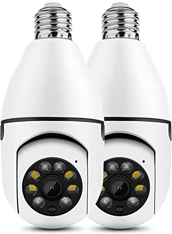 Orolotay 2.4G WiFi Light Socket Security Cameras Wireless Full HD 1080P Wireless Security Camera