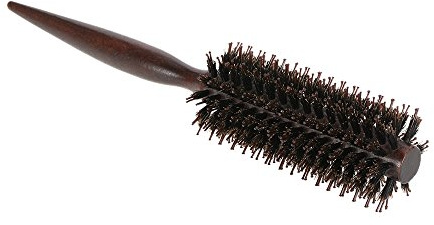 Pongnas Runde Kamm-Haarbürste, Holzgriff, Massage-Kopfhaut-Schuppen-Entfernung, Haar-Styling-Werkzeug für Dickes Haar, mit Langen, Kurzen Kammzähnen für Anfänger