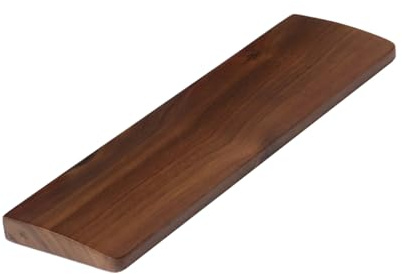 BETOOKY Holz Handgelenkauflage aus Walnuss 360 X 80mm Ergonomische Tastatur Handballenstütze für Computer Stabile Handgelenkstütze für Büro und Gaming