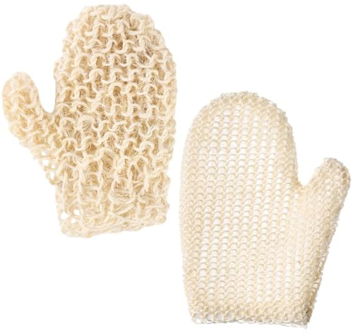 FOMIYES 2stücke Hautpeeling-handschuhe Badehandschuhe Schaumbad-handschuhe Duschhandschuhe Hautreinigungsartikel Peeling-handschuhe für Damen Herren Angenehm Hand zu Tragen für Anwendung