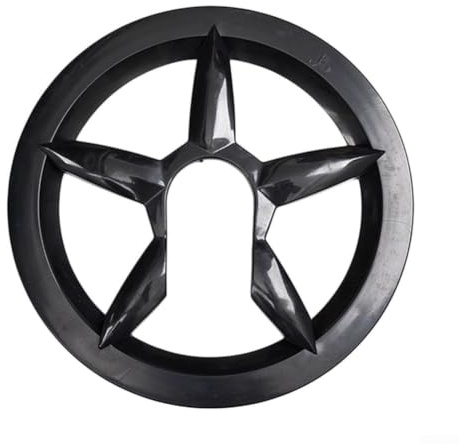 Besttoolifes Protection de plateau de vélo, anneau de protection de chaîne de vélo en plastique, 40 et 42 dents, espacement 5 trous de 6,5 cm, déflecteur de chaîne en plastique, pour vélos pliants de