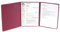 Exacompta Bewerbungsmappe Karton/49758B bordeaux 400 g/qm