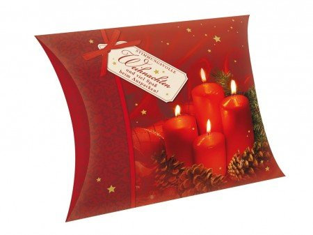 Geschenkschachtel / Kissenschachtel (Stimmungsvolle Weihnachten)