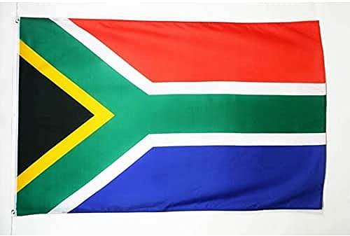 AZ FLAG - Drapeau Afrique du Sud - 90x60 cm - Drapeau Sud Africain 100% Polyester Avec Oeillets Métalliques Intégrés - Pavillon 50 g