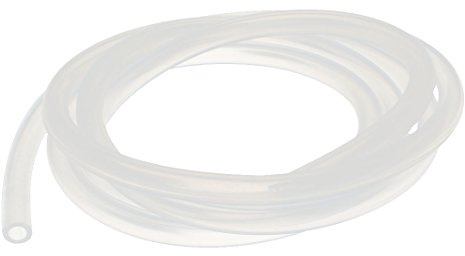 sourcing map 2 Meter 6 mm x 10 mm Tube Bier Wasser Air Schlauch | Silikon Lebensmittelqualität