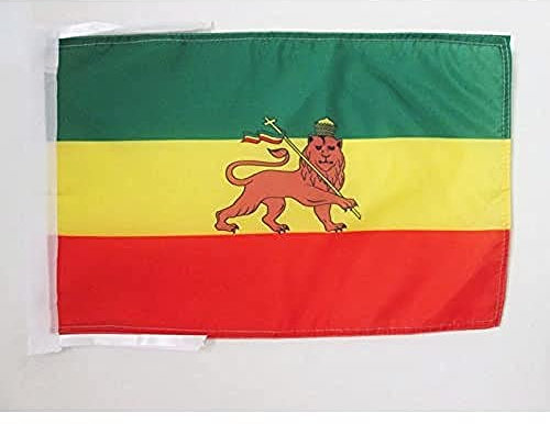 AZ FLAG - Flagge Äthiopien 1897-1974 - 45x30 cm Mit Kordel - Äthiopien Fahne 30 x 45 Cm - Flaggen