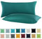 SHC by BaSaTex 2er Pack Jersey Kissenbezüge Kissenhüllen | Kopfkissenbezug aus 100% Baumwolle | 40x60 cm Nackenkissen Bezug | Farbe Deepocean Petrol