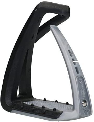 freejump Soft'Up Lite 2016 Stirrup Safety Stirrups (Black-Iron Matte)