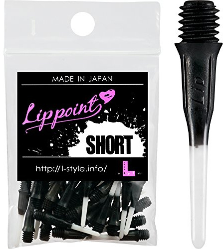 L Style Lippoint kurz Two Tone - 30 Stück - Schwarz Shortlip