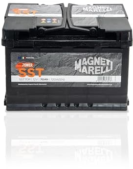 Magneti Marelli Parts & Services - Batteria Auto 70 Ah con Tecnologia Sst, Batteria Auto Start e Stop L03 069070720008 al Piombo Acido ad Alte Prestazioni, 12V 70Ah 720A B13 con Maniglie, Ricambi Auto