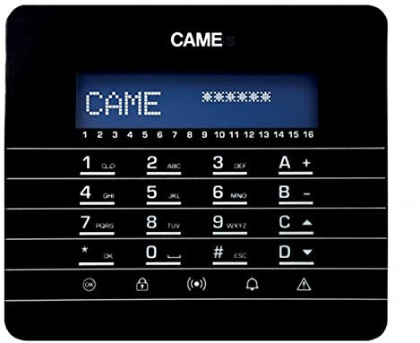 Bpt Pxwktn01 Clavier Radio Mural Noir