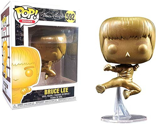 Funko - Figur Bruce Lee - Game of Death Bruce Lee Kicking (Gold) Exclusive Pop 10cm - 0889698327299