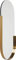 Kare Design Spiegel Hipster Oval Gold, Wandspiegel, leichte Wandmontage, Dekospiegel, Schminkspiegel, Ganzkörperspiegel, Ankleidespiegel, (H/B/T) 114,4x50,2x5cm