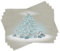 ABAKUHAUS Weihnachten Platzmatten, Xmas Tree Presents, Waschbare Stoff Esszimmer Küche Tischdekorations Digitaldruck, Mintgrün Blaugrau