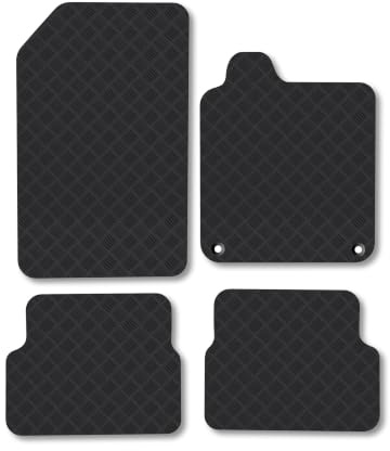 Renault Laguna (2007-2015) 3mm Rubber Car Mats | Tailored Fit Durable Floor Mats Full Coverage Protection Waterproof Accessories Easy Clean Anti Slip Made in the UK