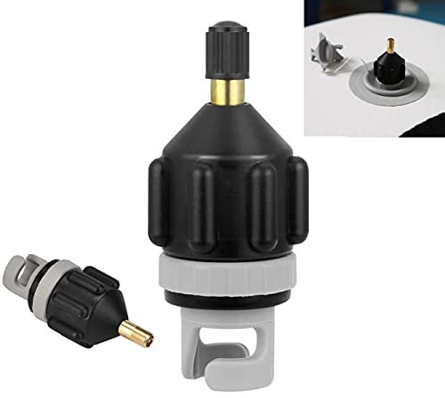 JGR SELECT Adaptador Válvula para Canoa – Convertidor de Válvula para Bomba de Aire - Accesorio Adaptador para Inflar Canoa, Sup, Paddle Board, Bote Inflable, Kayak