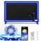 Enteenly LED TV Strip 5m, LED Strip Light Backlight TV 55-75in, 5050 RGB USB with Remote Control Multi-Color DIY Music Rhythm LED Strip Controlled by APP for HDTV Monitor Screen PC