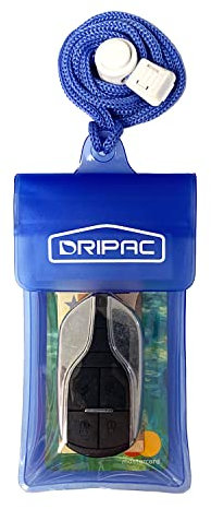 DRIPAC Wasserdichte Schutzhülle für Autoschlüssel, wasserdicht, für Schlüssel, Ausweis, Kreditkarten, Geld (lila)