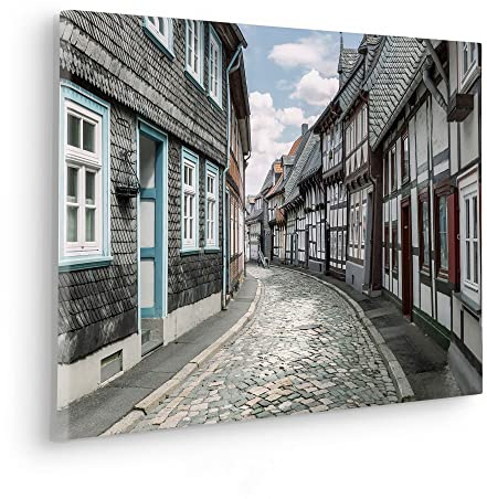 Komar Keilrahmenbild im Echtholzrahmen - Narrow Trails - Größe 60 x 40 cm - Bild, Leinwandbild, Landschaftsmotiv, Wohnzimmer, Schlafzimmer