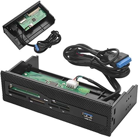 Lettori di Schede di Memoria Interna 5.25 Bay Accessori Pc Lettore di Schede Interno Porta USB 3.0 M2 Sd Ms Xd Cf Tf Scheda Dashboard Pannello Frontale