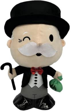 Figura Peluche Millonario de Monopoly 20cm