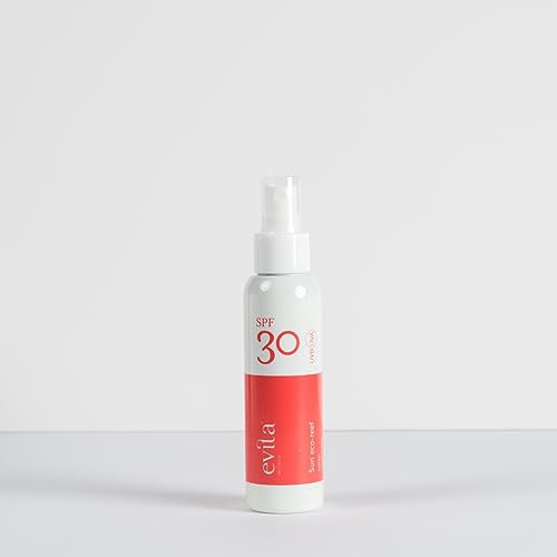 Eco frendly SPF Evita Cosmetic Sonnencreme, Sonnenschutz, Sonnenschutzspray hoher Schutz (SPF 30, Körper)