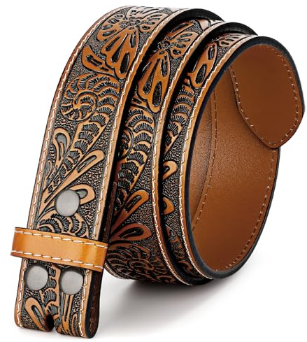 BELTROAD Western Ledergürtel Strap für Männer Frauen Cowboy Cowgirl Leder Herrengürtel für Jeans Geburtstag Weihnachten Gürtel Geschenke