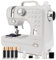 Clatronic® Nähmaschine für Anfänger mit 12 Stichmustern, Sewing Machine mit Vor- u. Rückwärtsnähfunktion u. 2 Geschwindigkeitsstufen, mit Batterie- oder Netzbetrieb u. blendfreiem LED-Licht – NM 3795
