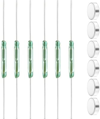 Gebildet Interruttore Reed Originale Giappone KOFU OKI 6pz Contatto Reed Contatto Reed Normalmente Aperto (N/O) Interruttore a Induzione Magnetica (2mm*14mm)