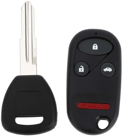 X AUTOHAUX 433MHz A269ZUA101 Keyless Entry Remote Ignition Transponder Key Fob for Honda Civic 1996-2000 for Honda Accord 1998-2002 13 Chip 4 Buttons