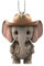 Weihnachtsbaum Anhänger Elefant Acryl Deko Schneeflocken Baumschmuck Acryl Anhänger Weihnachten Vintage Set Weihnachtsanhänger Christbaumschmuck Wichtelfiguren-Anhänger (A, One Size)