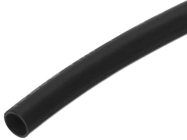 Unifizz Tuyau à air en PVC noir 3 mm x 4 mm x 7 m de long - Tuyau flexible en plastique léger pour transfert d'eau, huile et air