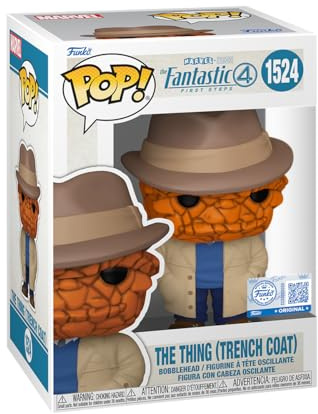 Funko POP! Marvel: Fantastic Four (2025) - The Thing - Amazon Exclusive | Offizielles Superheroes Merch - Vinyl Sammelfigur als Regal Deko - Geschenkidee zum Geburtstag für Fans und Sammler