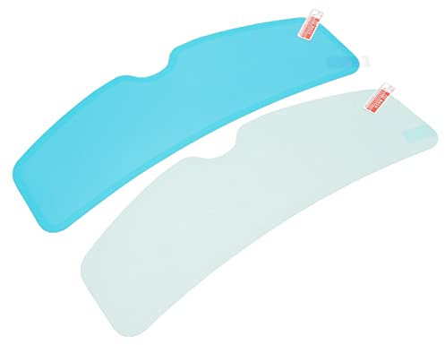 Pellicola per Casco Antiappannamento Fotocromatica, Pellicola per Visiera Antiappannamento per Casco Set di Pellicole per Visiera Antiappannamento Interni Esterni 24,5 Cm/9,6