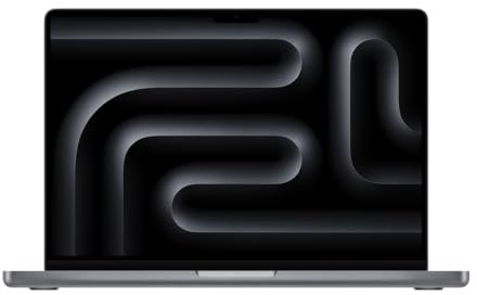 Apple MacBook Pro 2023, M3 Chip mit 8-Core CPU und 10-Core GPU (14-Zoll, 8GB RAM, 512GB SSD-Speicher) QWERTZ Deutsch Space Grau (Generalüberholt)