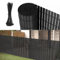 Alpstorm Canniccio PVC Recinzione 90x400cm Antracite - Parete Divisoria Esterna - Lamelle Ultra-Resistenti - Anti-Deformazione
