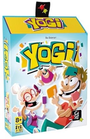 Gigamic, Yogi, Actionreiches Partyspiel, Deutsch | Lustiges Kartenspiel für 3-10 Verrenkungskünstler, 20 Minuten, Gesellschaftsspiel ab 8 Jahren