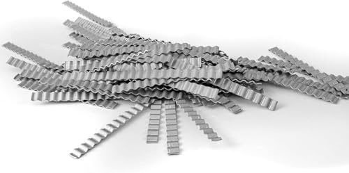 isolera Estrichklammern - Wellenverbinder für Gießharz, Rissbrücke, gewellt, 120 x 6 mm (1000 Stück))