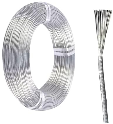 Fil Téflon Transparent Haute Température Calibre 20, 9,1 À 48,9 M, -65 °C À +200 °C, 300 V, Âme en Cuivre Étamé Isolé, Câble Ignifuge for L'électronique(65ft,6mm2)