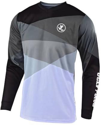 UGLY FROG Herren Mountainbike MTB Top Atmungsaktiv Bequem Weich Feuchtigkeitstransport Radtrikot Für MTB Rennrad/Multisport/Fitness