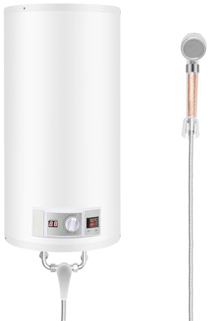 Scaldabagno elettrico da 80 litri, 2000 W, con regolazione della temperatura da 30 a 75 °C, a risparmio energetico, per bagno, doccia, cucina e sottopiano