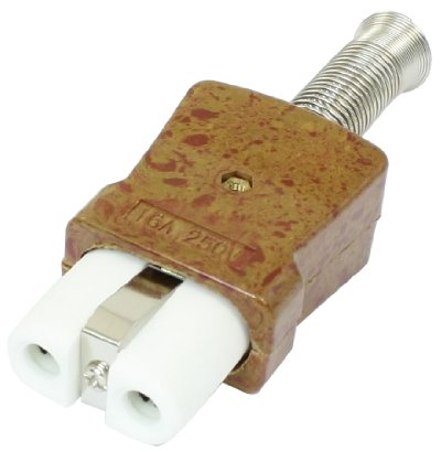 sourcing map AC 250V 16A Federanschluss Heizung Hochtemperatur Keramik Stecker Anschluss DE de