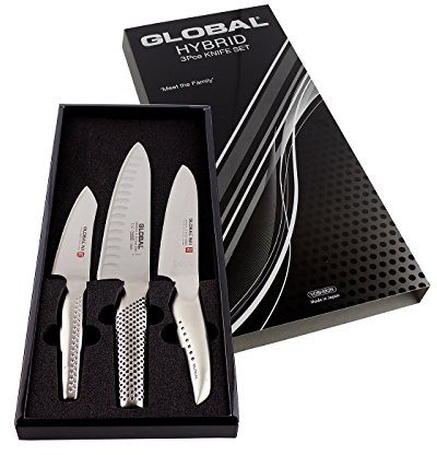 Global- Set de 3 Cuchillos de cocino