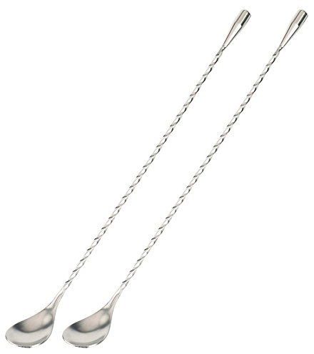 Cucharas para cócteles, COOCANKE Set de 2 piezas Cucharilla Cocktail (2pcs)