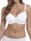Freya Damen Women's Starlight Underwire Molded Bra T-Shirt-BH, Undurchsichtige, Weiss/opulenter Garten, 75E