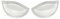 VASANA 1Pair Womens Soft Silicone Bra Inserts Breathable Perforated Push up Booster Pads Enhancers for Swimwear and Daily