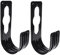 FYBlossom Garten Schlauch Halter Kleiderbügel Gartenschlauchhalterung, 2 Stück Gartenschlauch Halterung Plastik Gartenschlauchhalter, Bewässerung Wasserschlauch Haken Für Gartenschlauch (Schwarz)