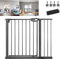 YRHome Türschutzgitter ohne Bohren Treppengitter Treppenschutzgitter für Kinder Türgitter Auto-Close 180° Zweiwegeöffnung Baby Schutzgitter für Baby Kinder, 95-105 cm breit Schwarz
