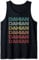 Vorname DAMIÁN Spanischer Junge Retro Geburtstag Namensschild Tank Top